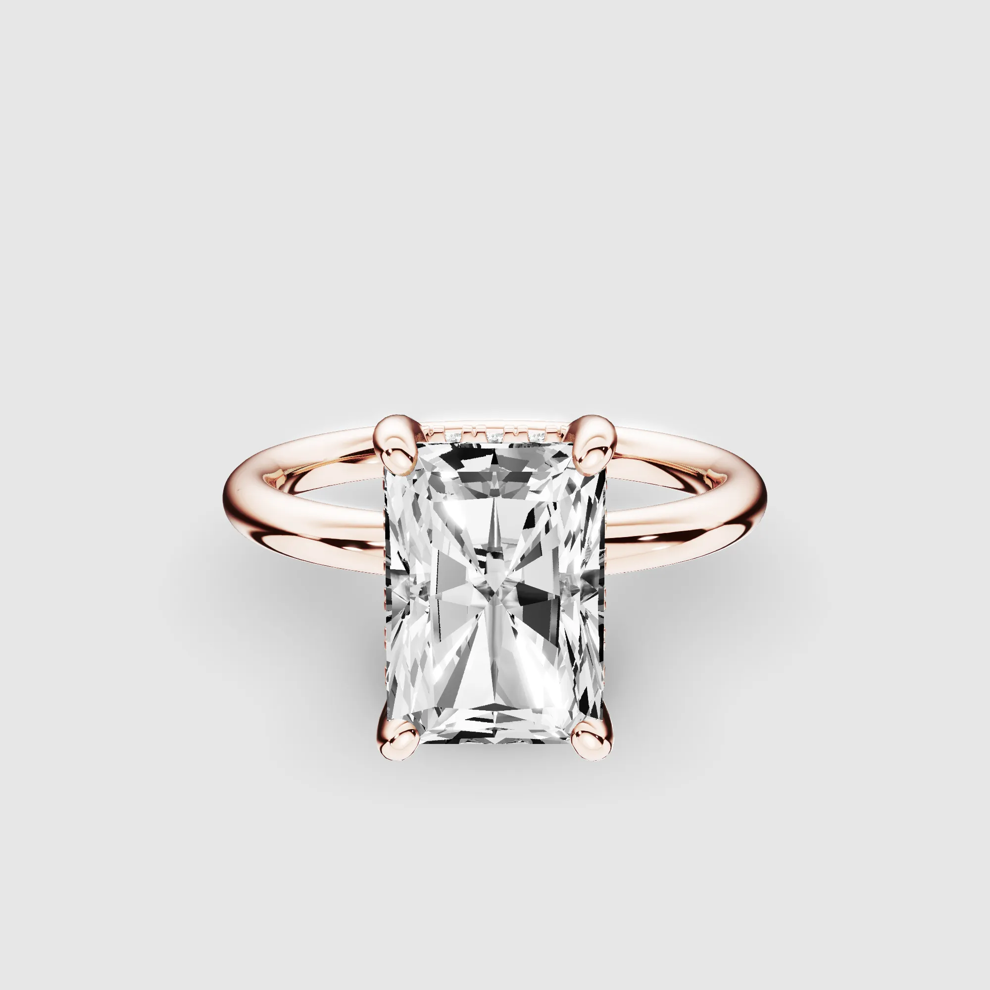 Orion Lab Grown Solitaire Diamond Ring-Radiant