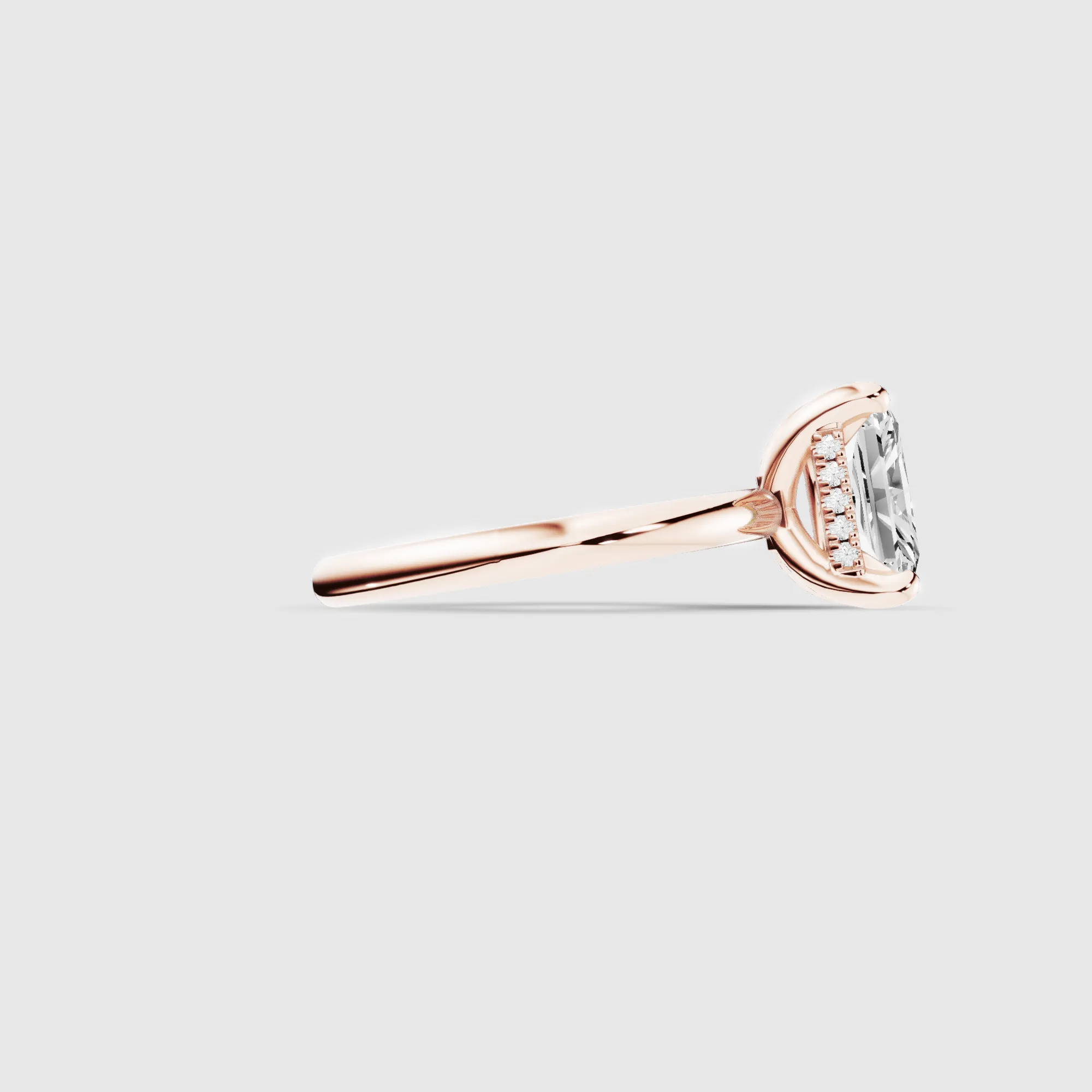 Orion Lab Grown Solitaire Diamond Ring-Radiant