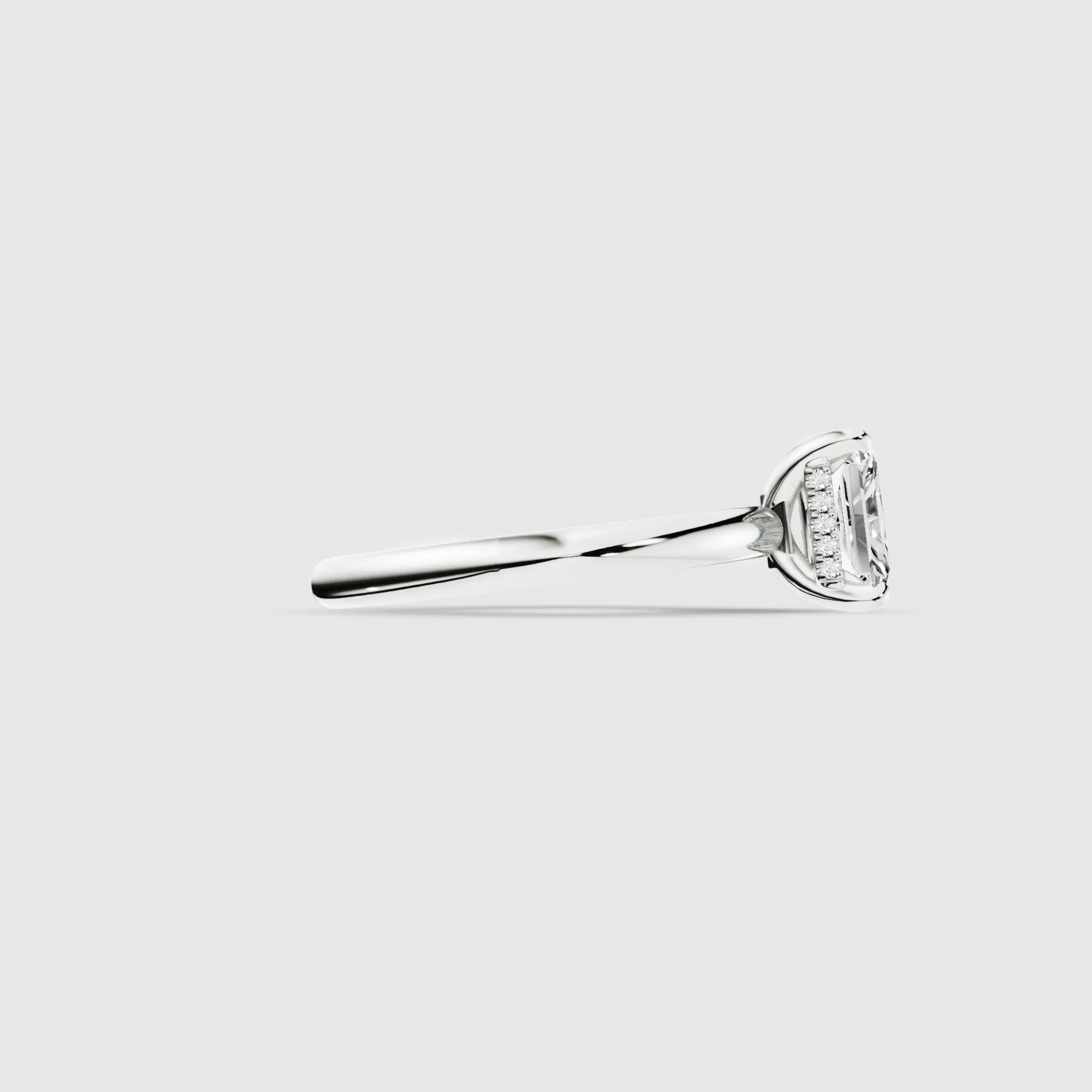 Orion Lab Grown Solitaire Diamond Ring-Radiant