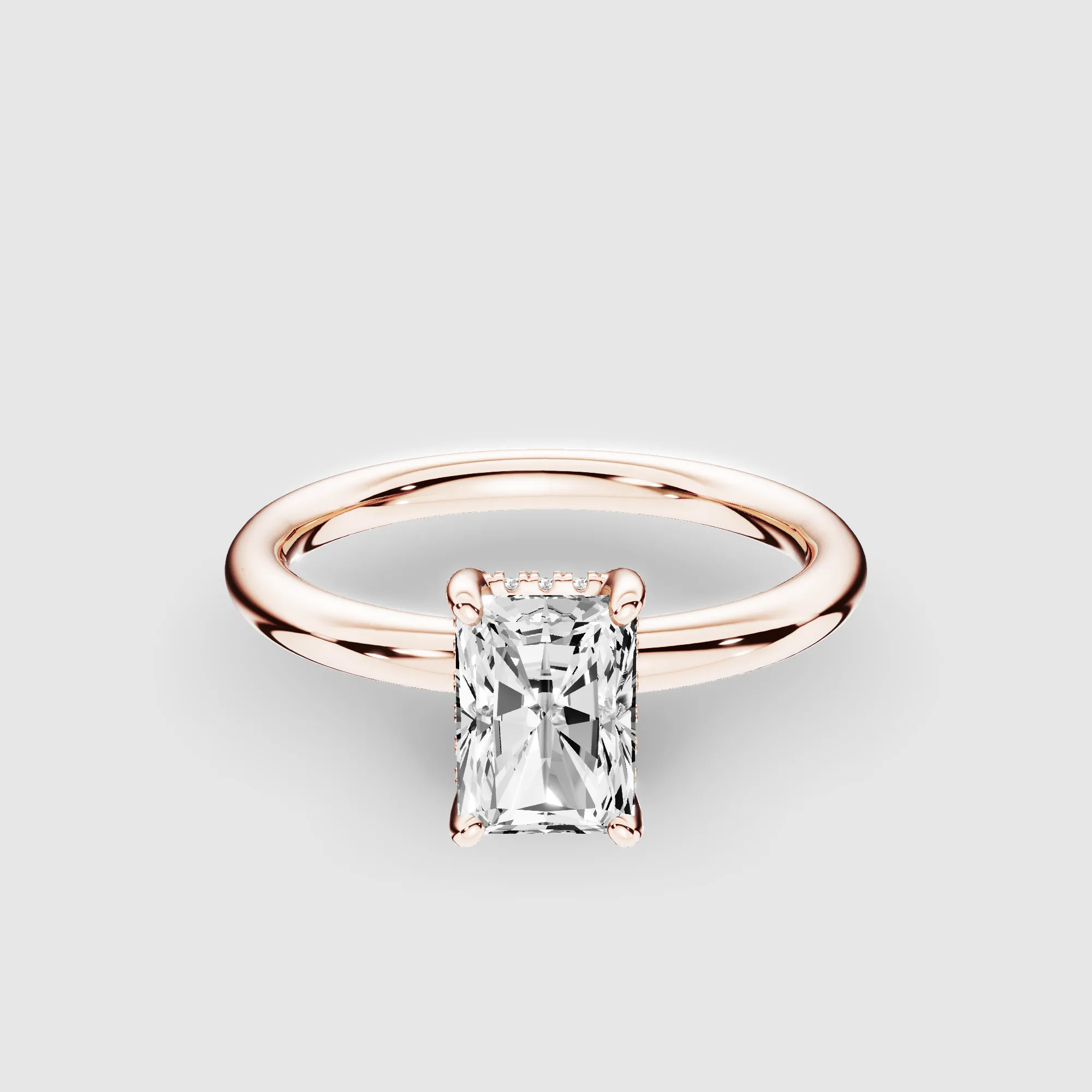 Orion Lab Grown Solitaire Diamond Ring-Radiant