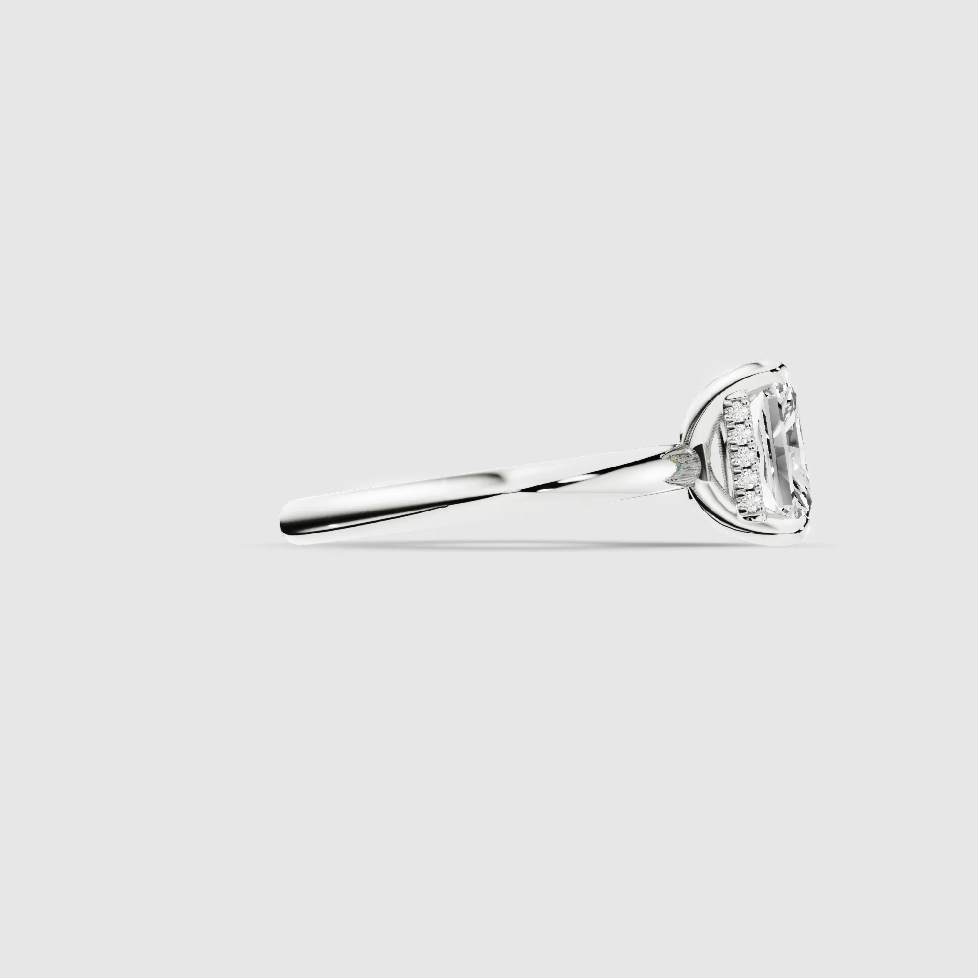 Orion Lab Grown Solitaire Diamond Ring-Radiant