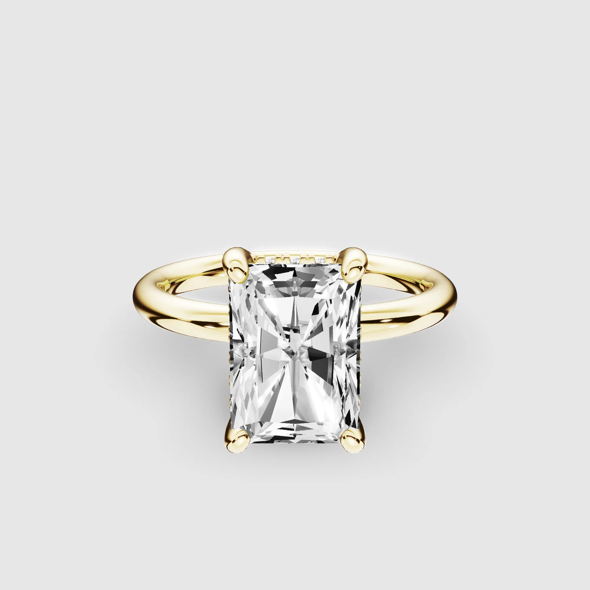 Orion Lab Grown Solitaire Diamond Ring-Radiant