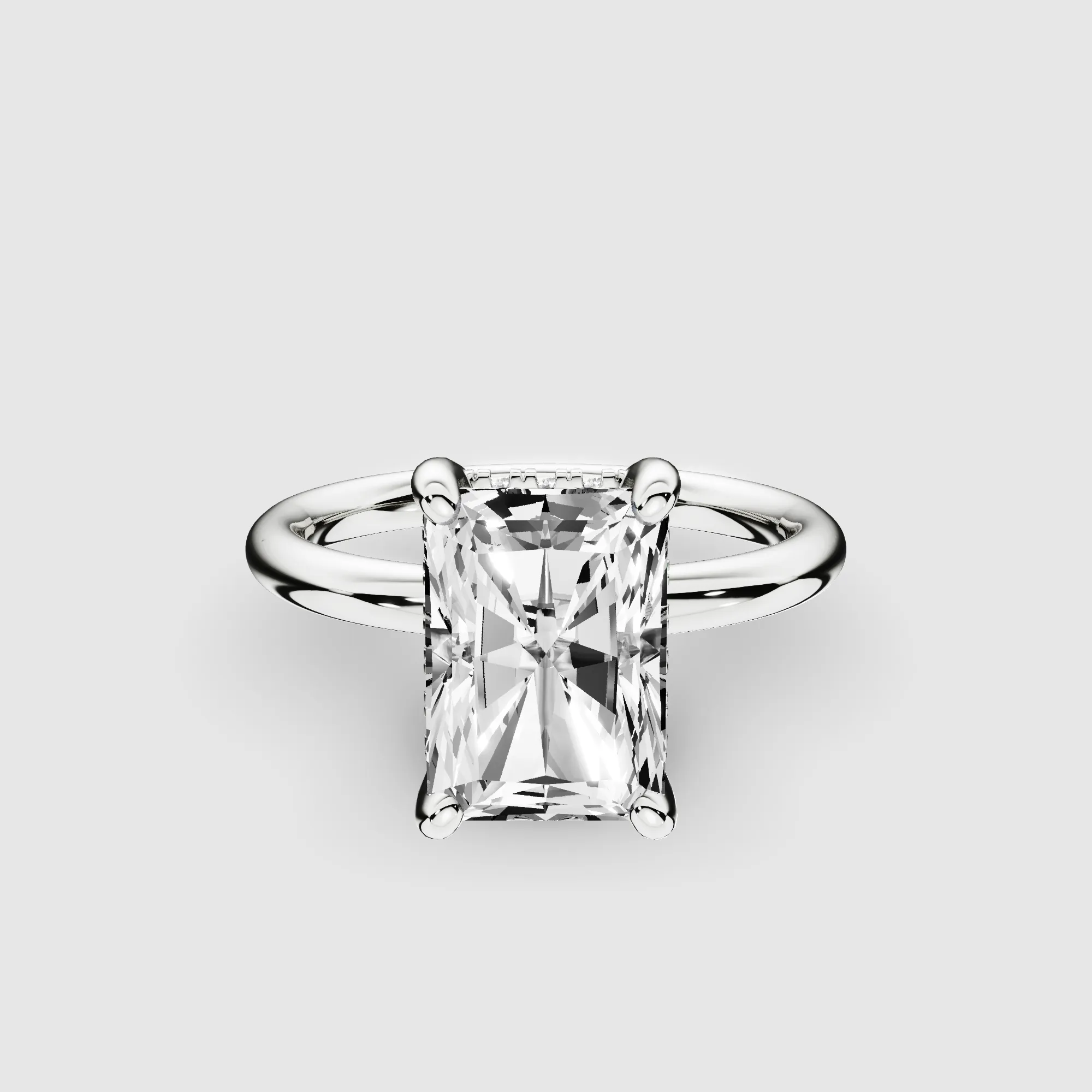 Orion Lab Grown Solitaire Diamond Ring-Radiant