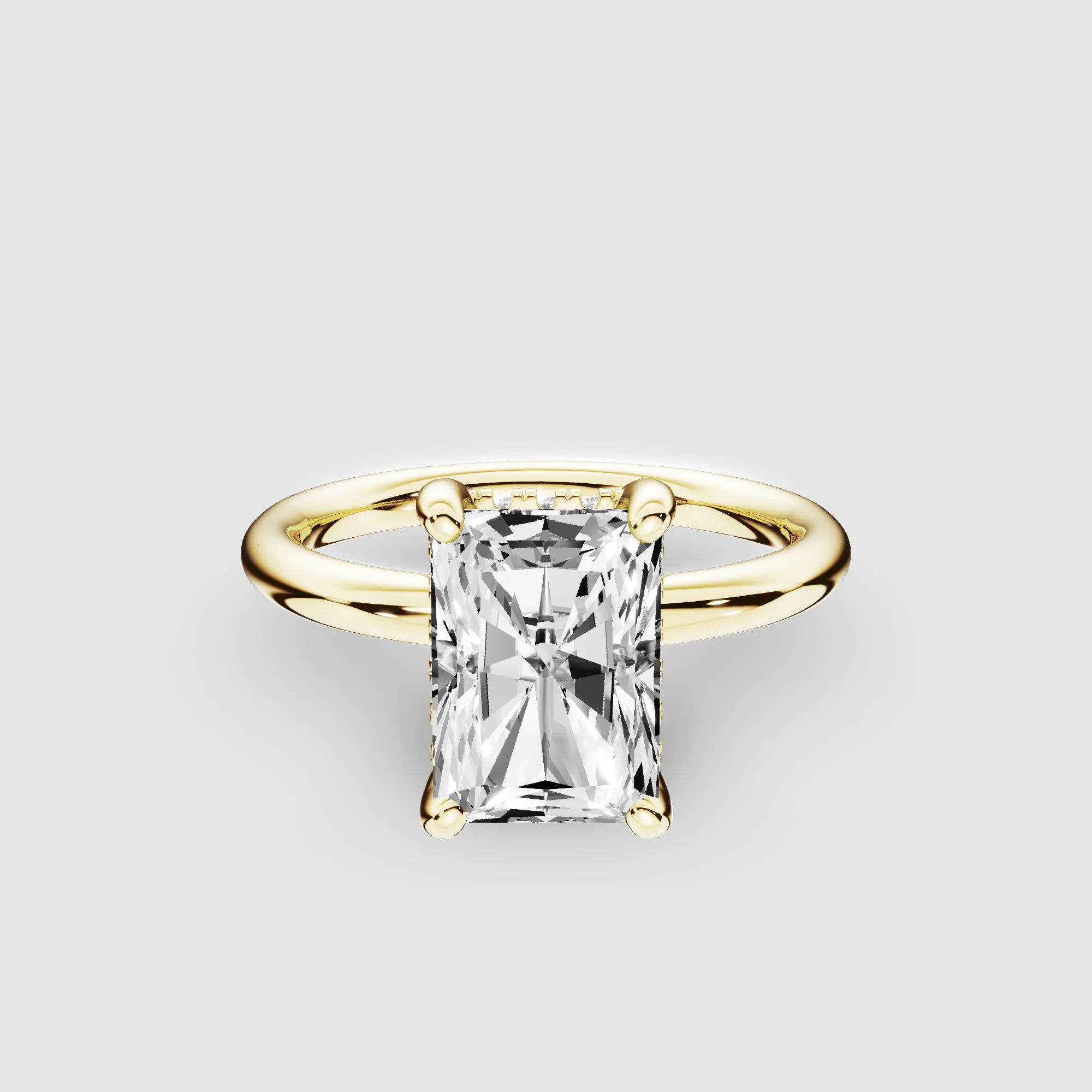 Orion Lab Grown Solitaire Diamond Ring-Radiant