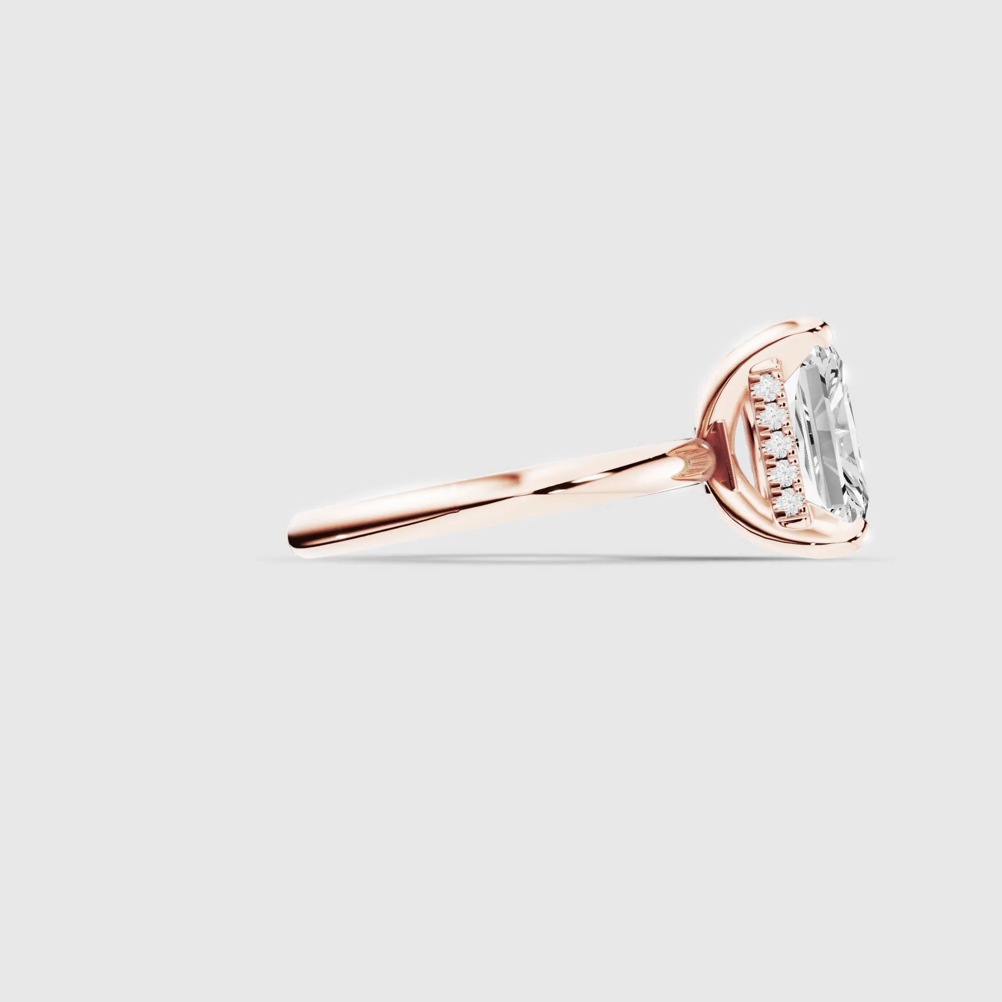 Orion Lab Grown Solitaire Diamond Ring-Radiant