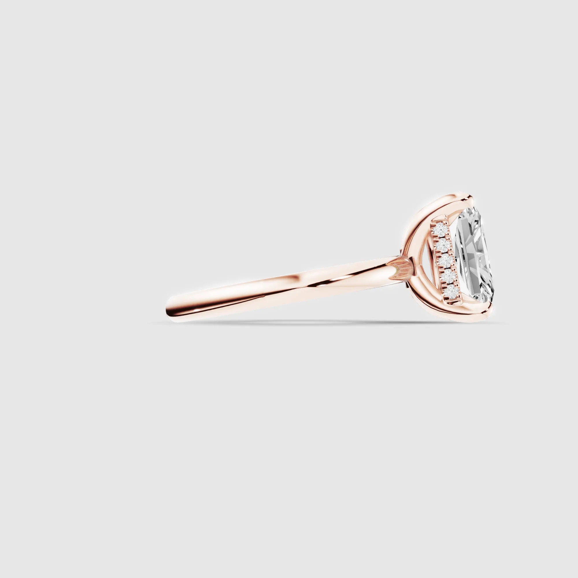 Orion Lab Grown Solitaire Diamond Ring-Radiant