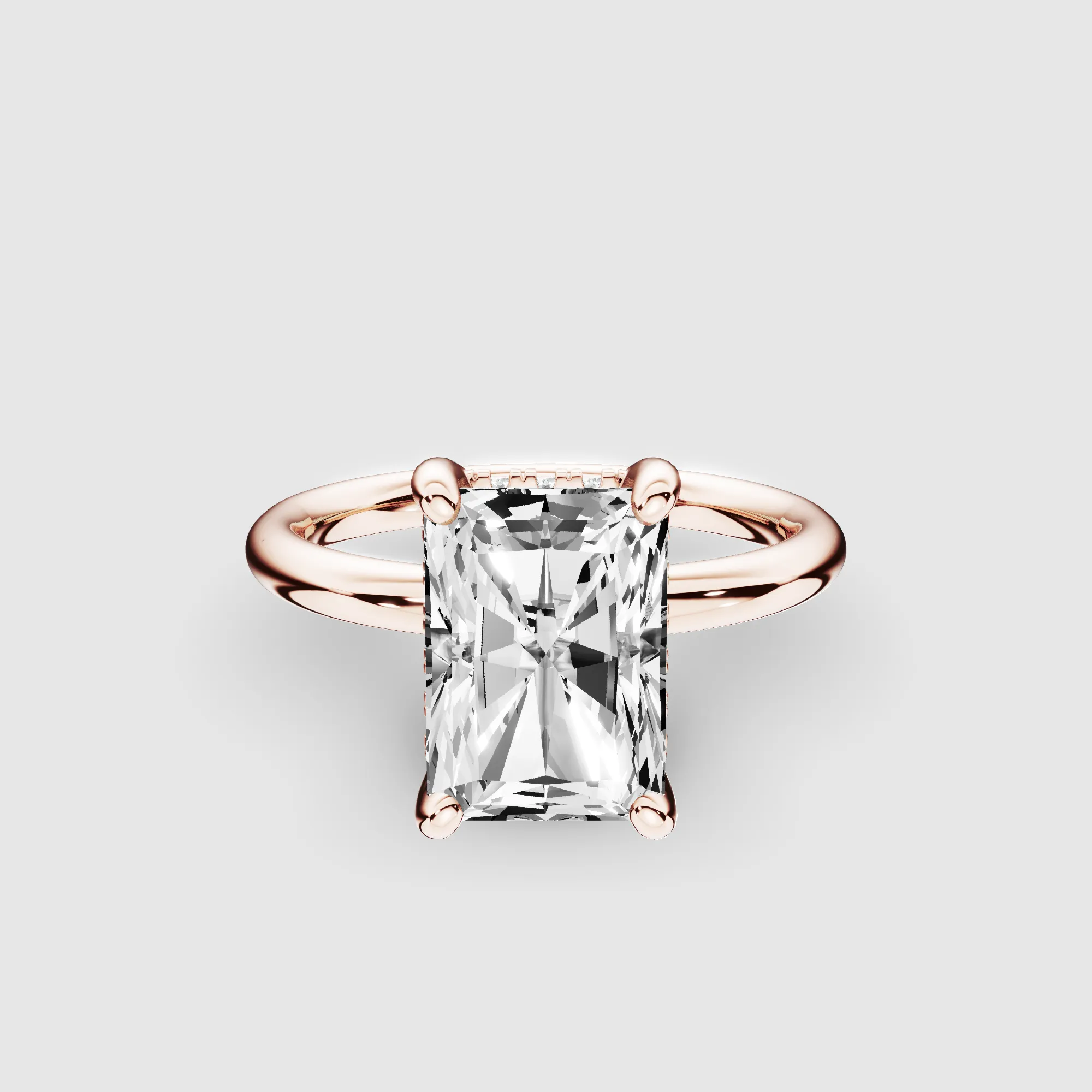 Orion Lab Grown Solitaire Diamond Ring-Radiant