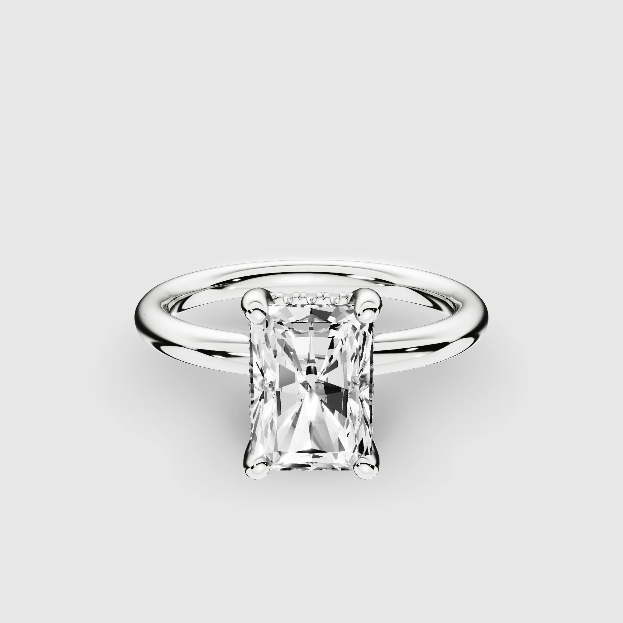 Orion Lab Grown Solitaire Diamond Ring-Radiant