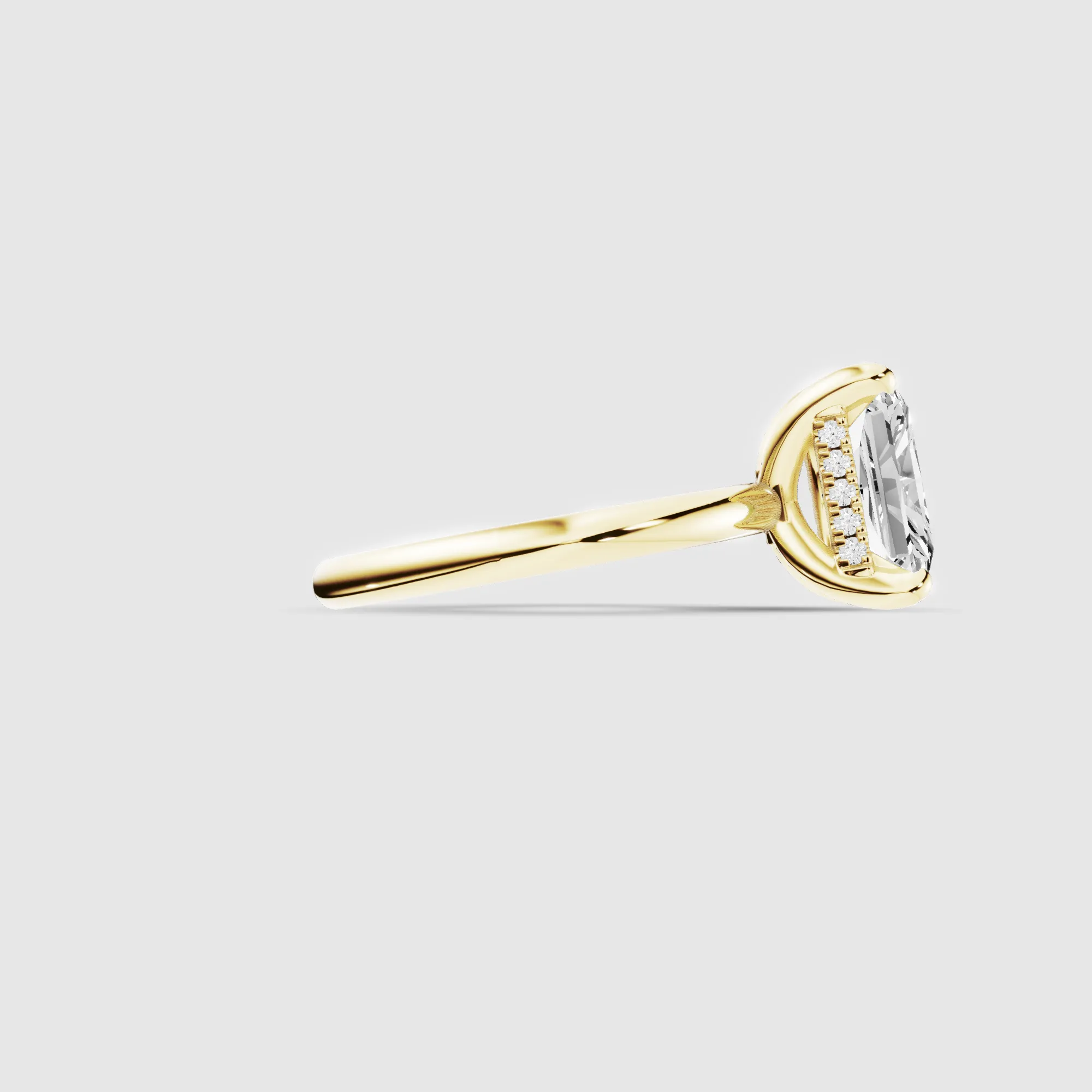 Orion Lab Grown Solitaire Diamond Ring-Radiant