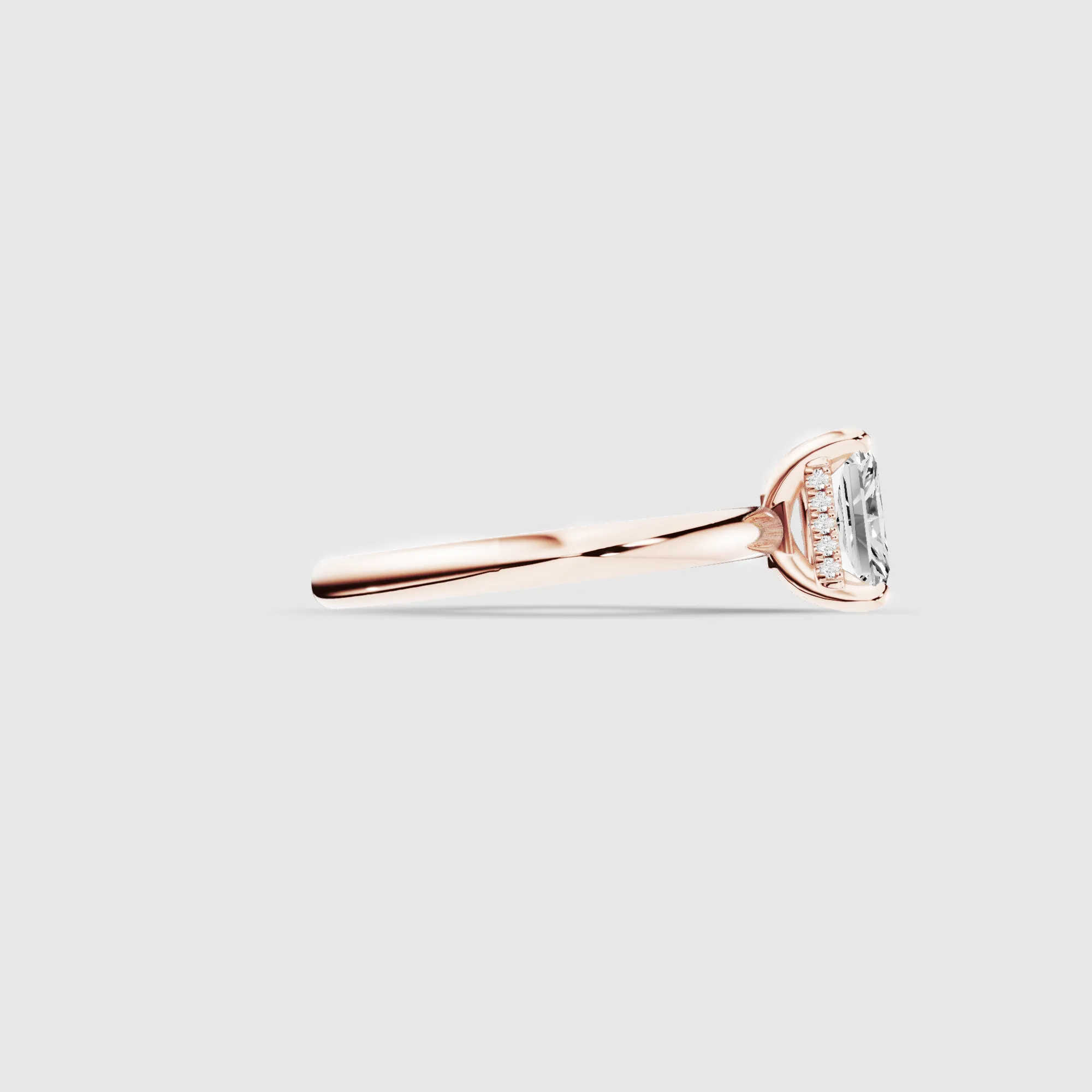 Orion Lab Grown Solitaire Diamond Ring-Radiant