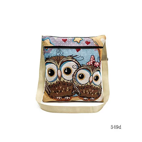 Owl Printed Tote Bag