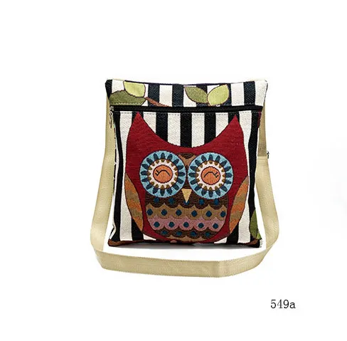Owl Printed Tote Bag