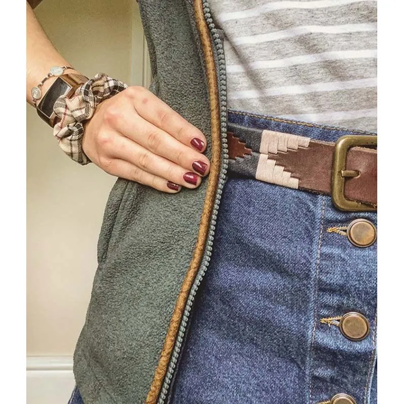Pampeano Leather Polo Belt - Hermoso
