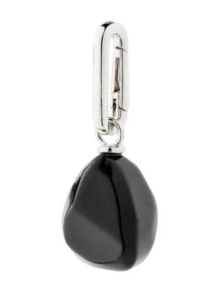 Pilgrim Charm Black Agate Pendant