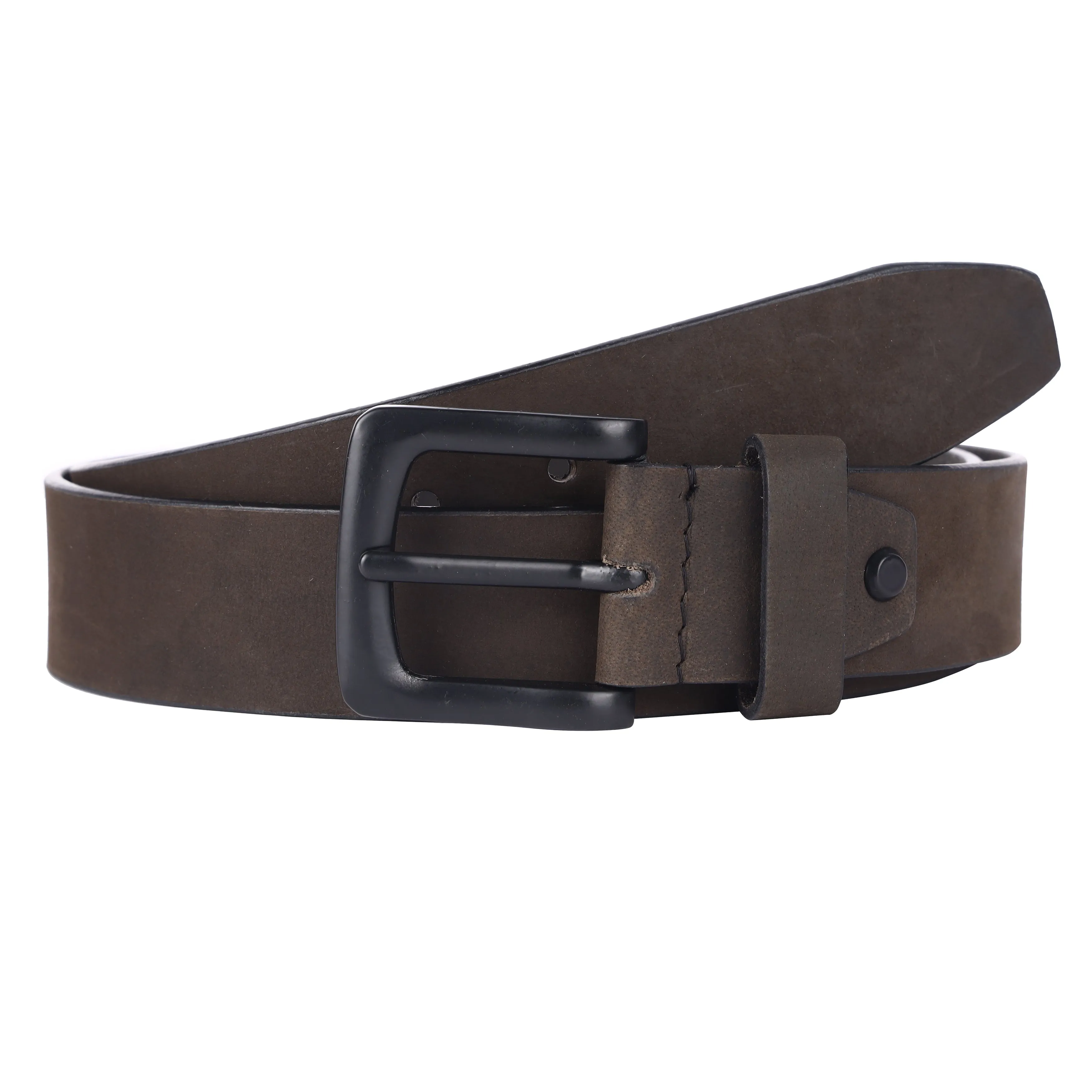 Premium Pure Leather Belt for Men - Fits Waist Sizes 28-46, 1.5 Inch Width - Ideal for Casual & Formal Use