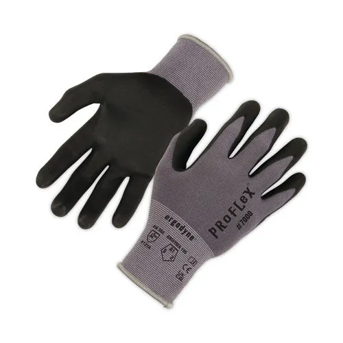 Proflex 7000 Nitrile-coated Gloves Microfoam Palm, Gray, Small, 12 Pairs/pack, Ships In 1-3 Business Days