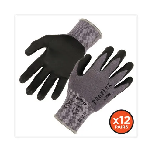 Proflex 7000 Nitrile-coated Gloves Microfoam Palm, Gray, Small, 12 Pairs/pack, Ships In 1-3 Business Days