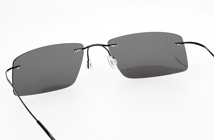 R66 1316 The Matrix Style Gray Polarized Driving Sunglasses