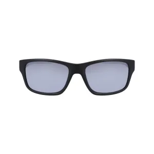 Rectangular Wrap Sunglasses - Black