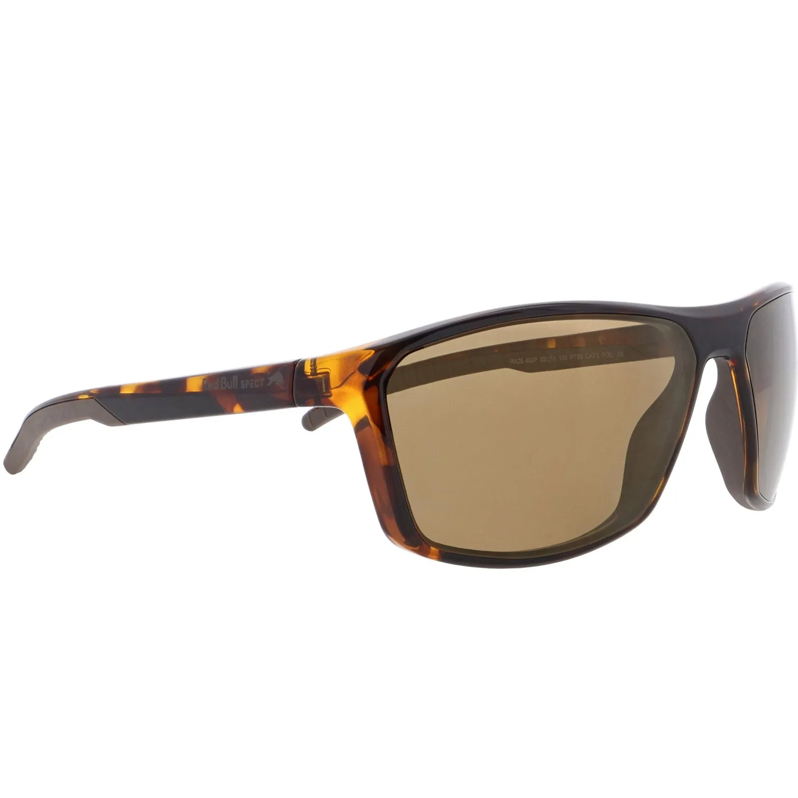 Red Bull SPECT Unisex Raze Polarized Active Sunglasses - Shiny Havana