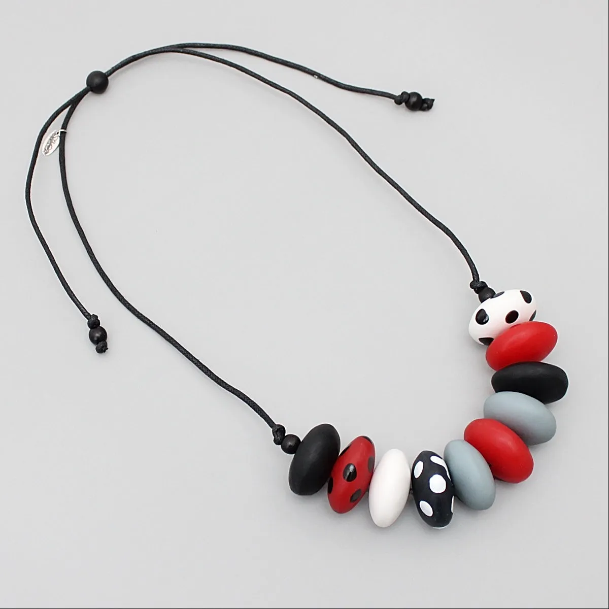 Red Chunky Bead Lulu Statement Necklace
