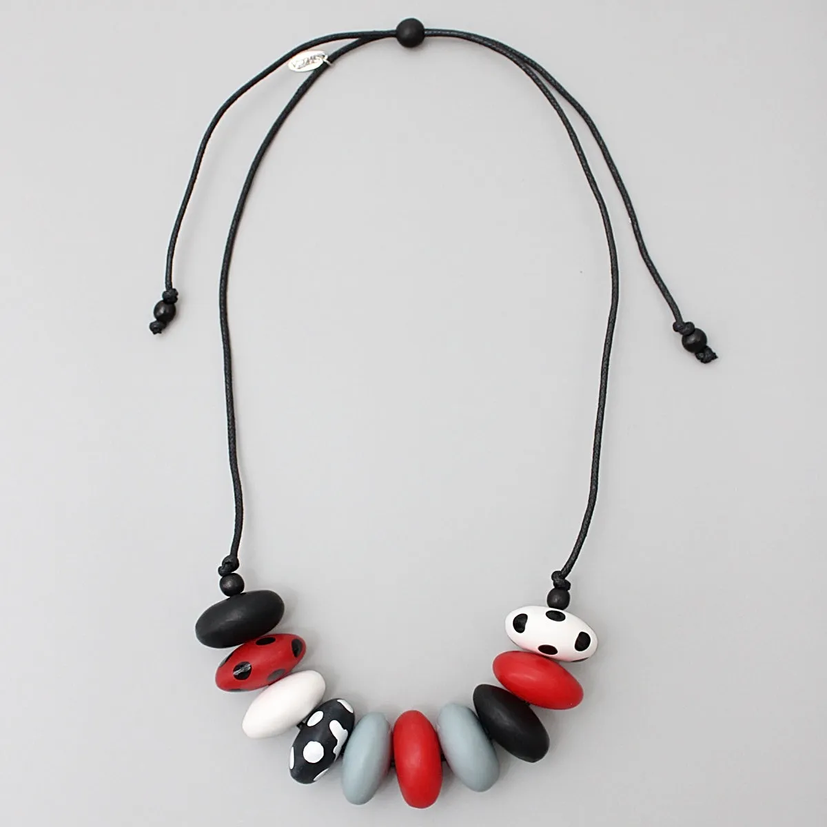 Red Chunky Bead Lulu Statement Necklace