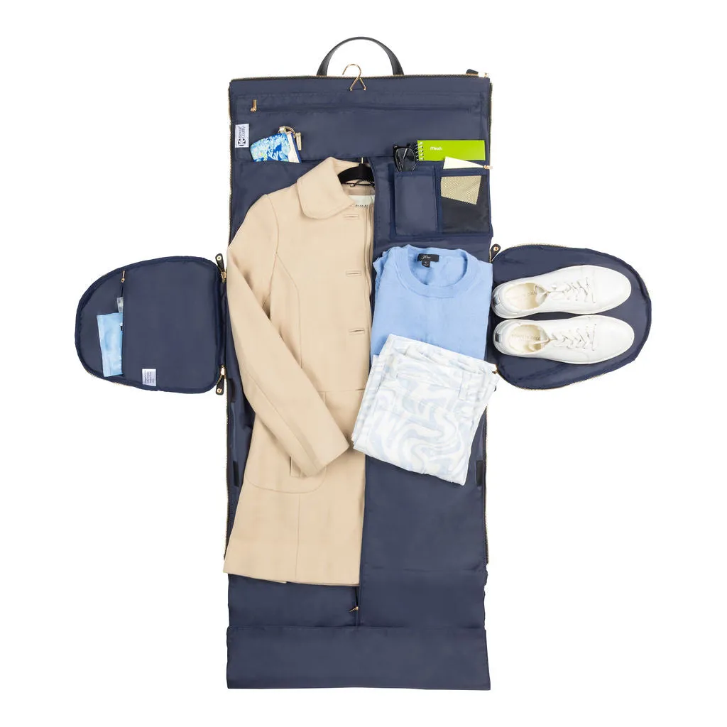 Rolling Convertible Garment Duffel - Pebble