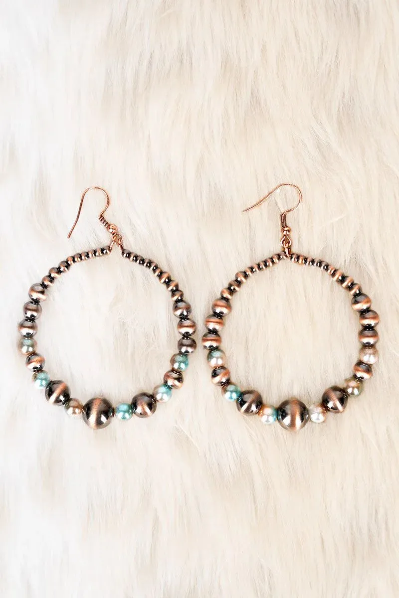 Round Beaded Earrings ( 3 options)