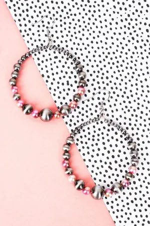 Round Beaded Earrings ( 3 options)