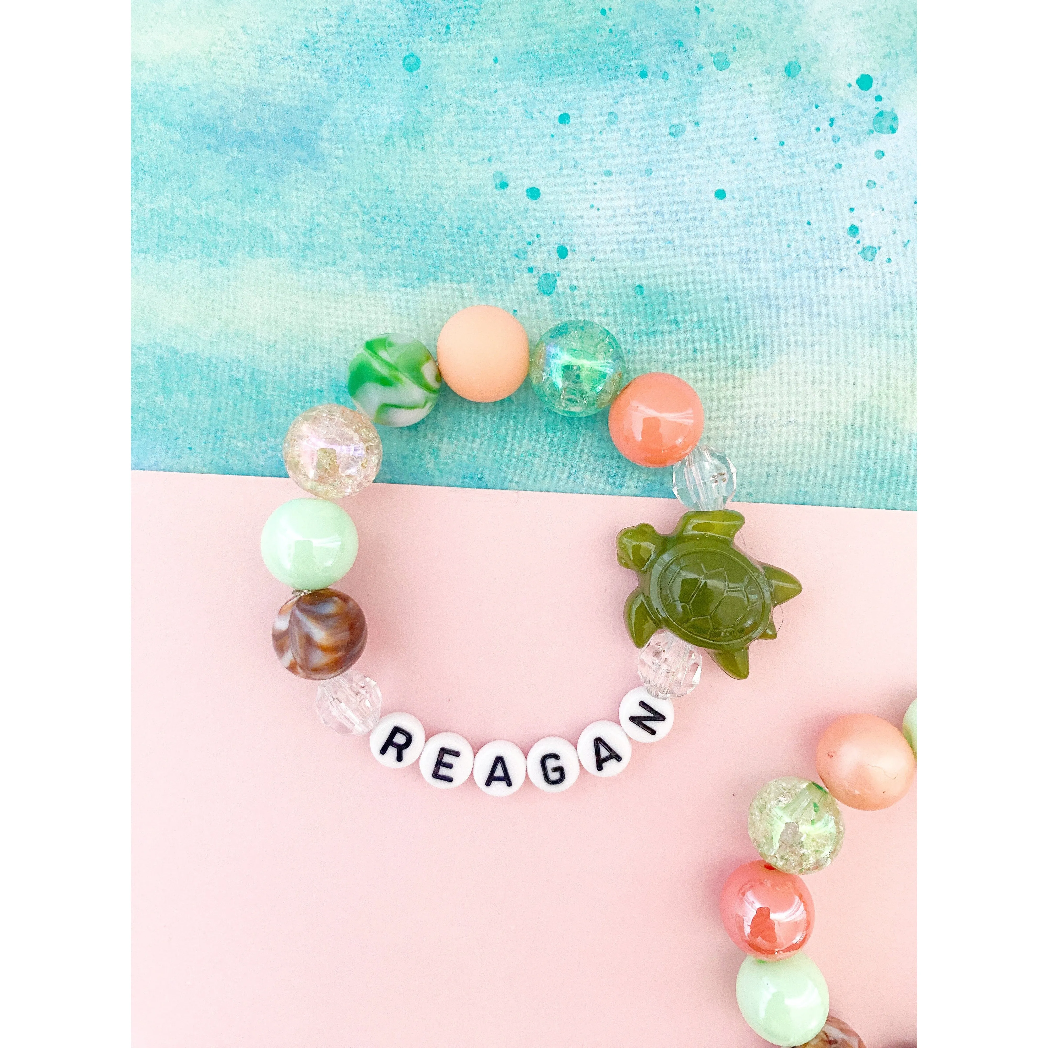 Sea Turtle Bracelet - Customizable