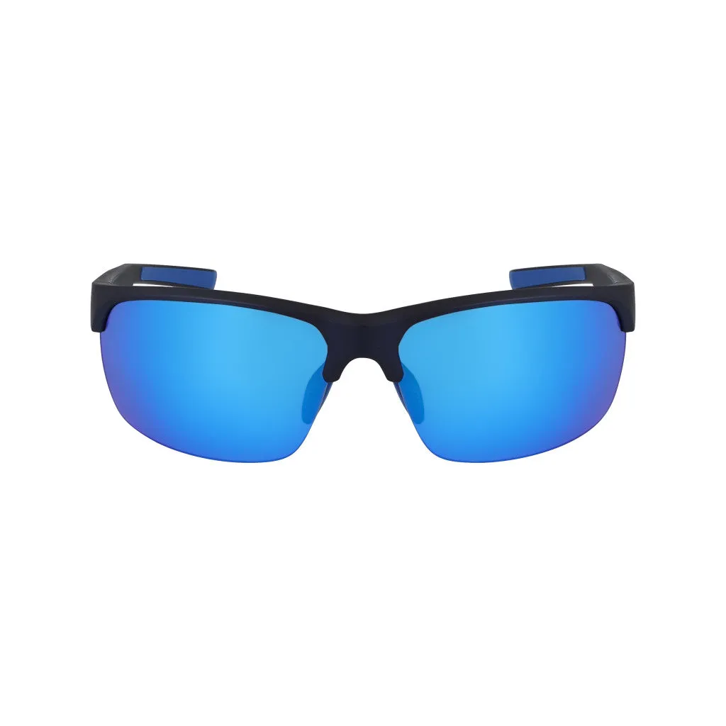 Semi-Rim Wrap Sunglasses - Navy