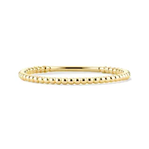 Simple Beaded Stacker Ring