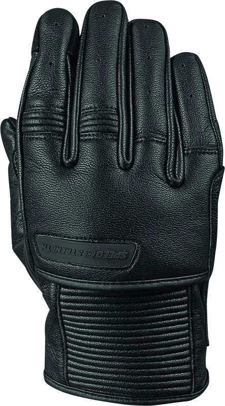 Speed and Strength Off the Chain Leather Gloves Black - XL