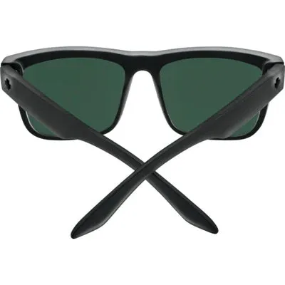 Spy Discord Sunglasses- Mattet Black Ice Frame/Happy Gray Green Polarized Lens