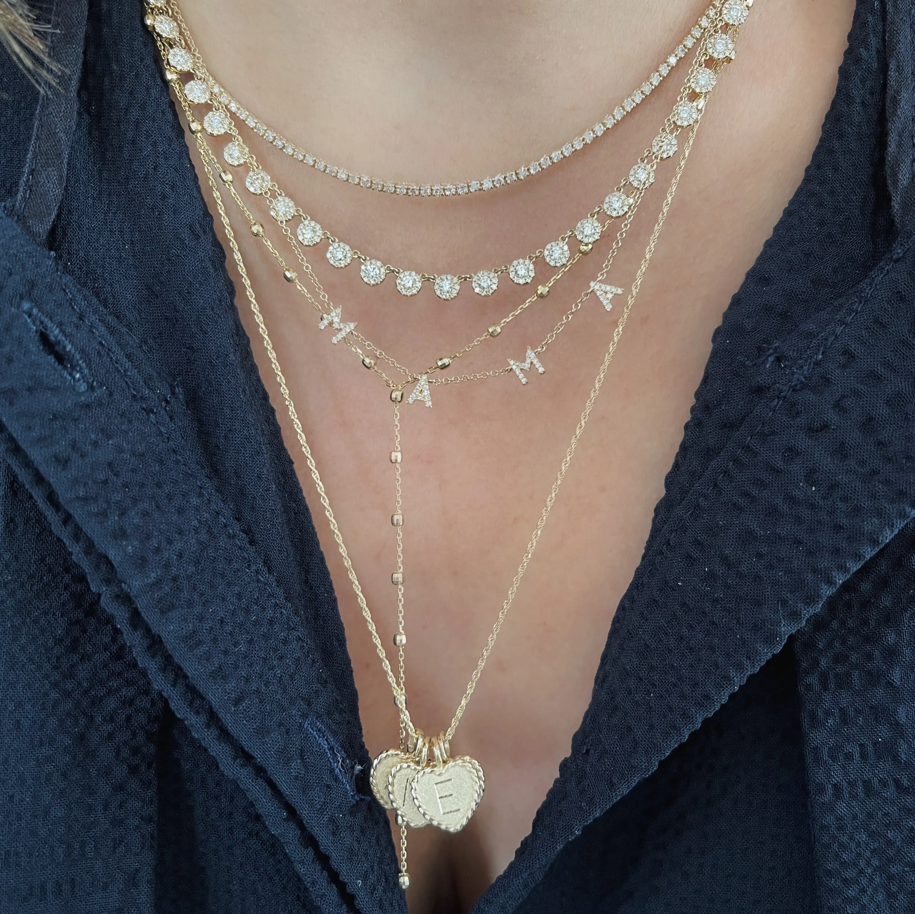 Sweetheart Imperial Disc Pendant Necklace