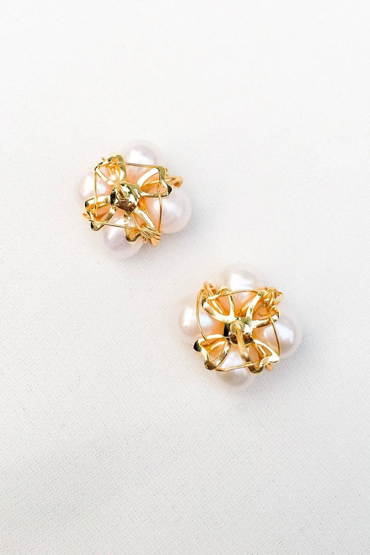 Taia 18K Gold Freshwater Pearl Earrings