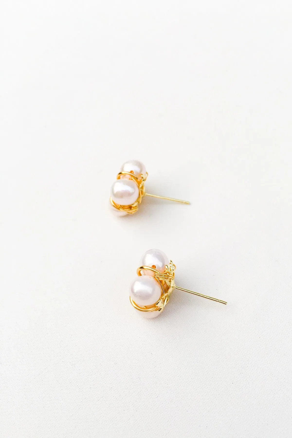 Taia 18K Gold Freshwater Pearl Earrings