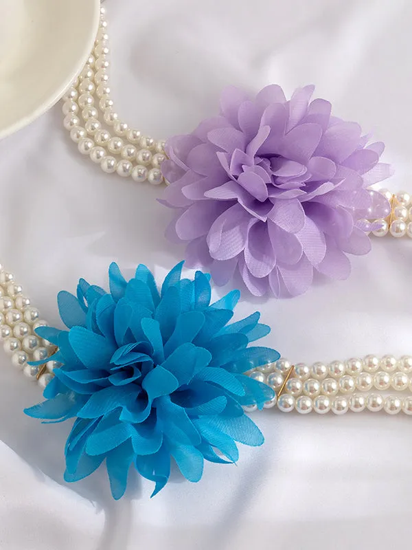 Three-Dimensional Flower Necklaces Accessories