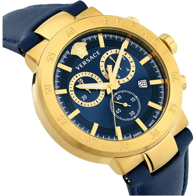Versace Blue Dial Analog Men Watch - VEPY00921
