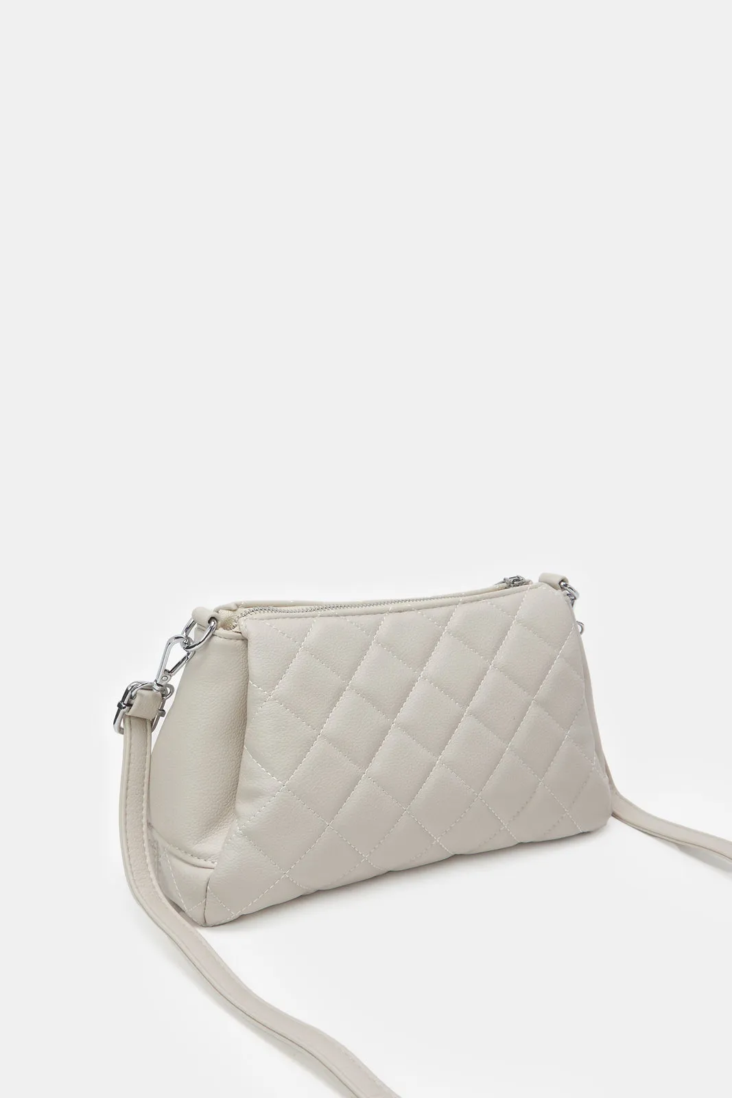 Women Beige Crossbody Bag
