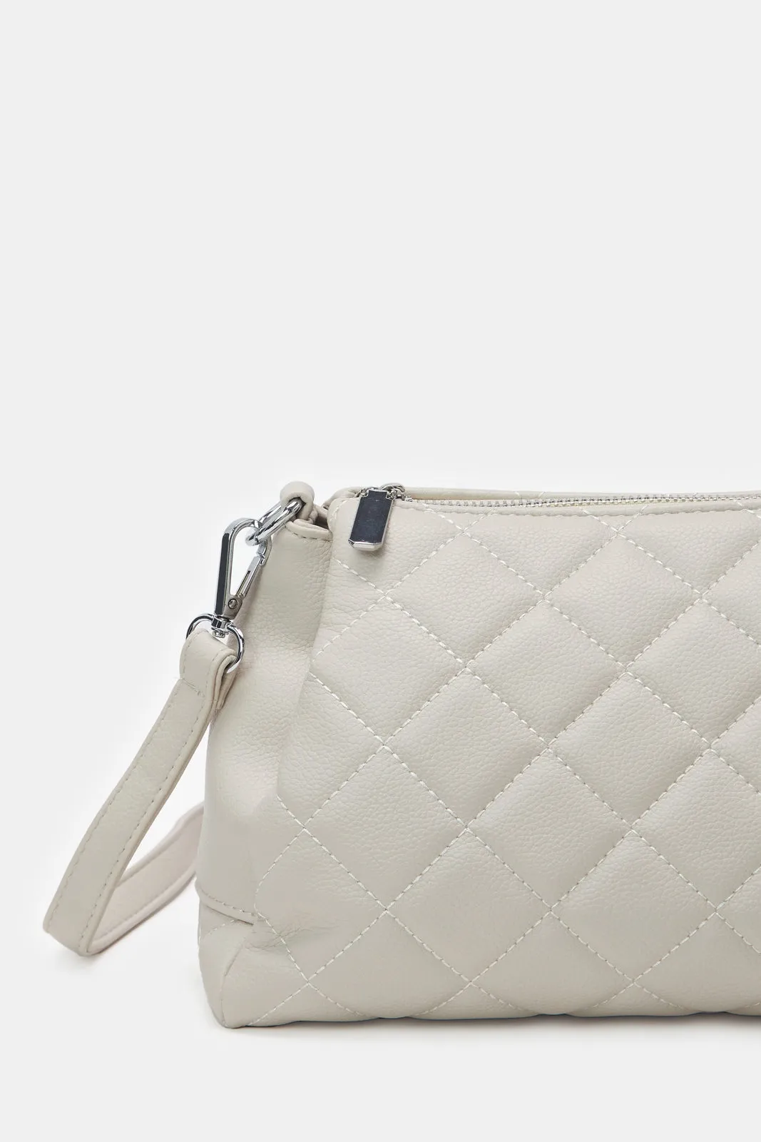 Women Beige Crossbody Bag