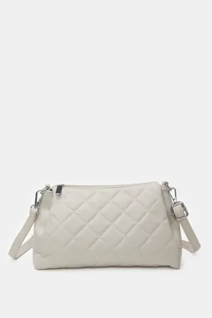 Women Beige Crossbody Bag
