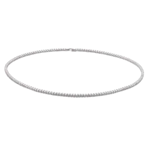 Women's Tennis Chain - White Gold
