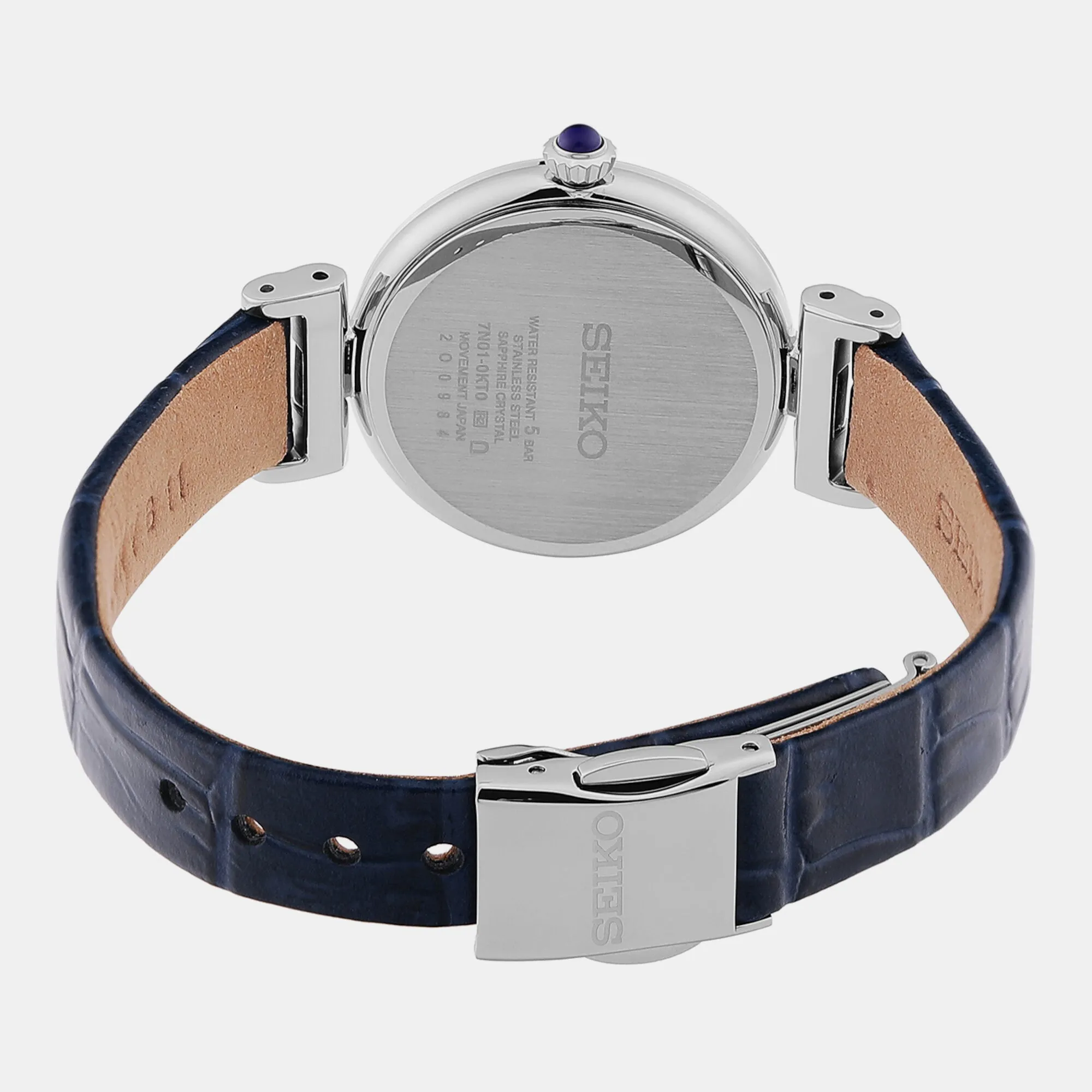 Women's White Analog Leather Watch SRZ545P1