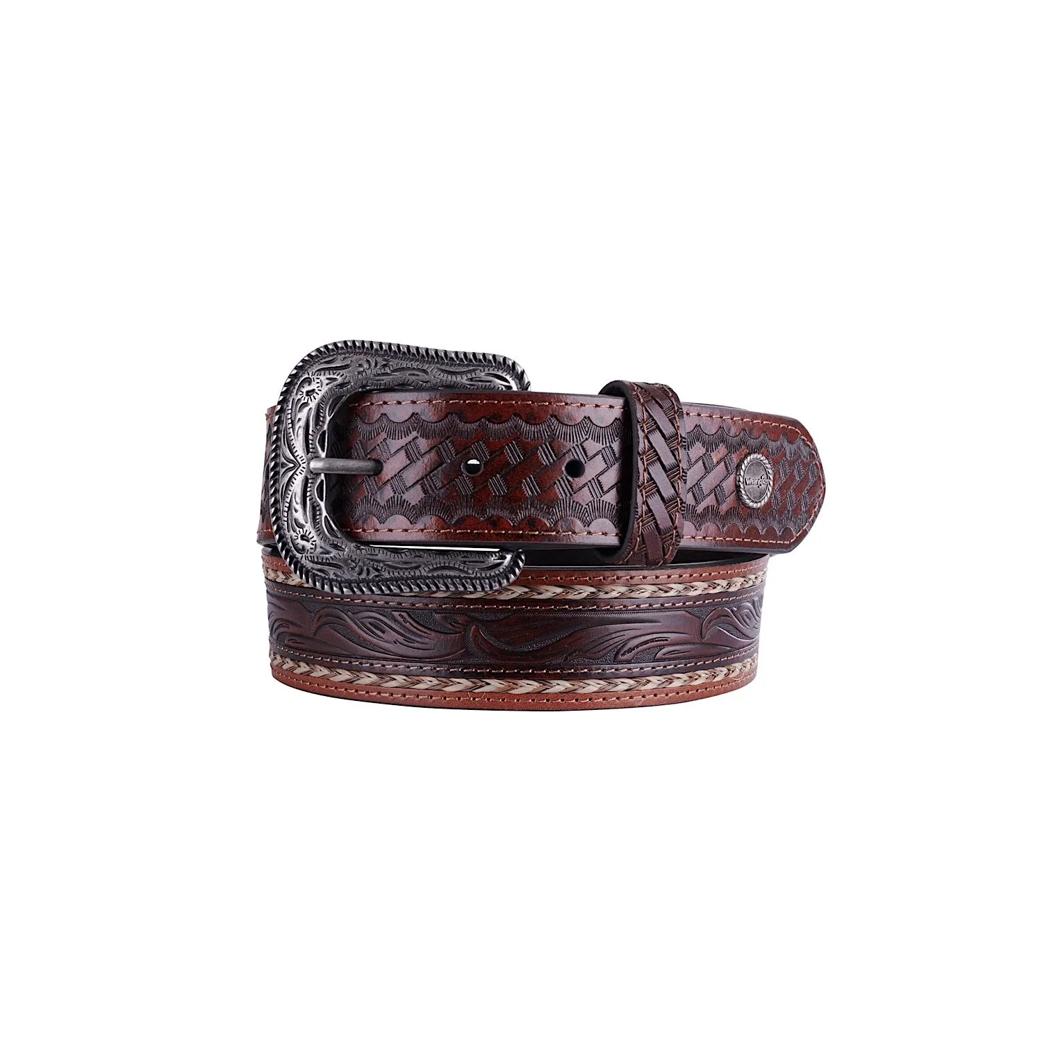 Wrangler Carden Belt Dark Tan