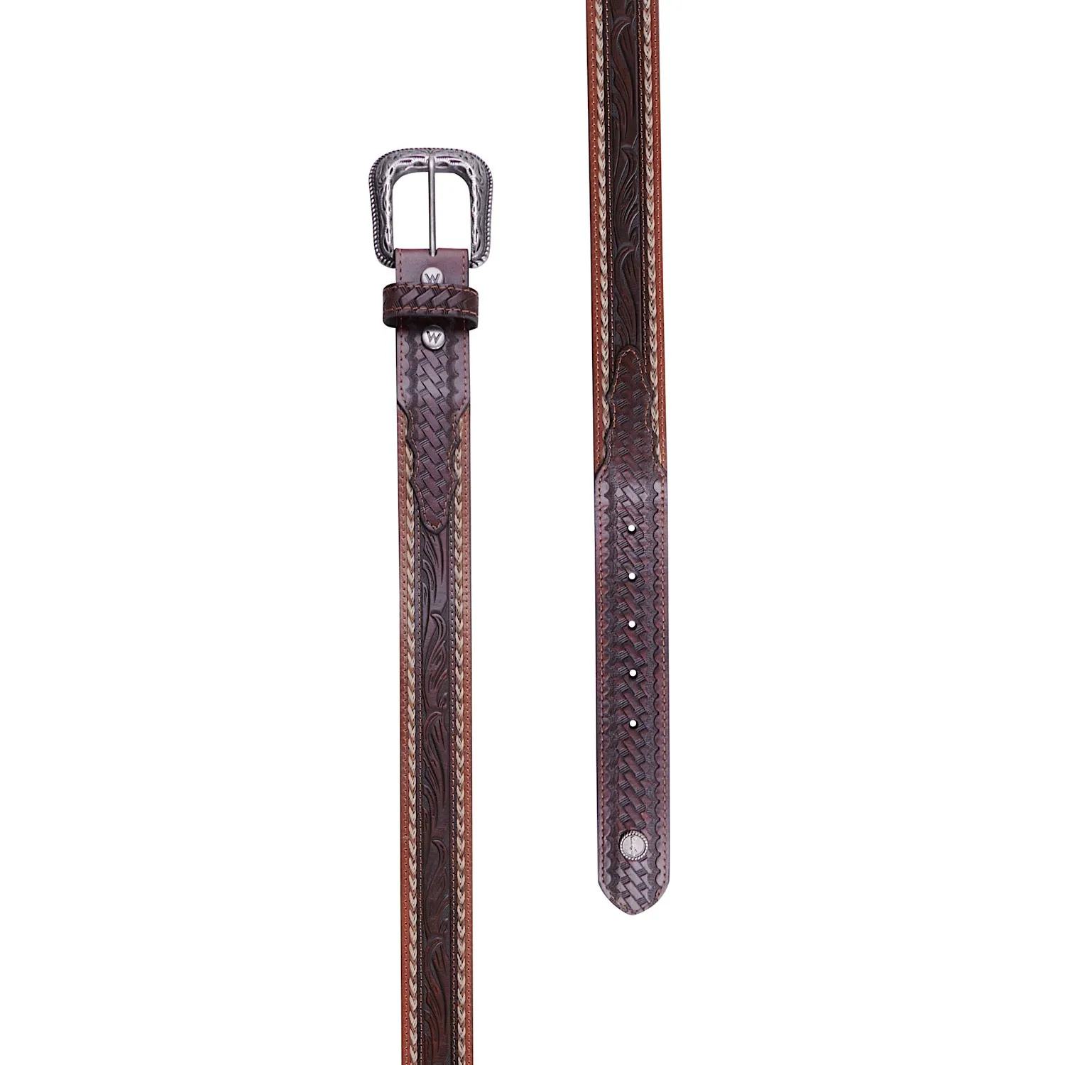 Wrangler Carden Belt Dark Tan